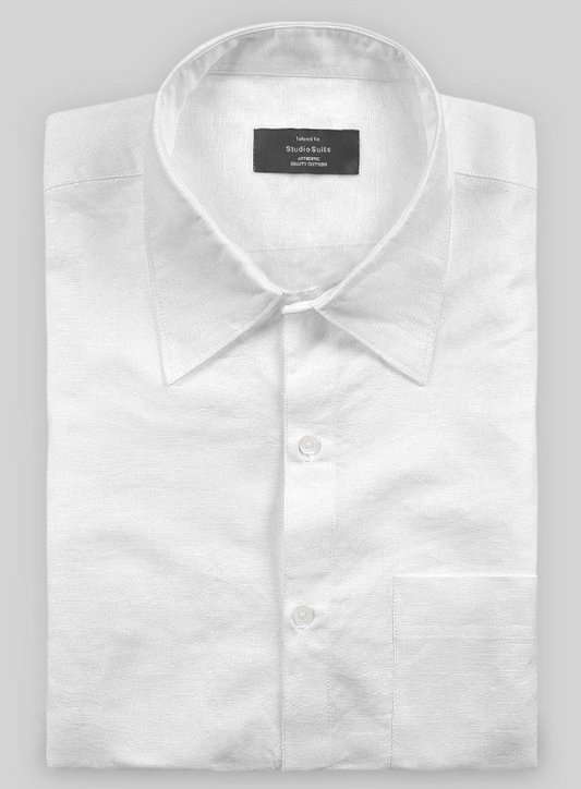 White Linen Shirt