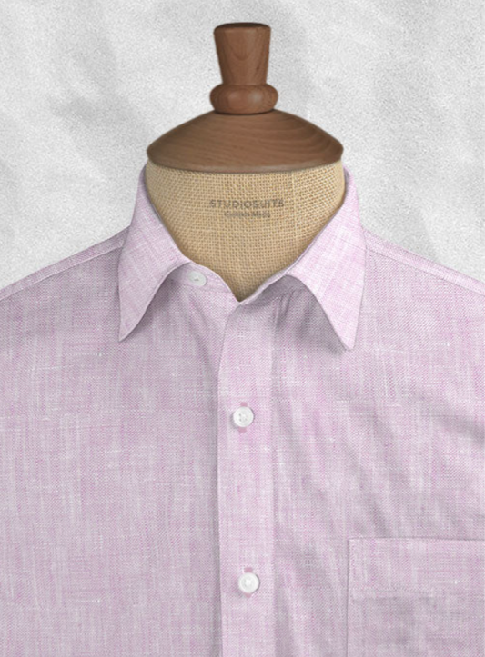 Violet Coral Linen Shirt