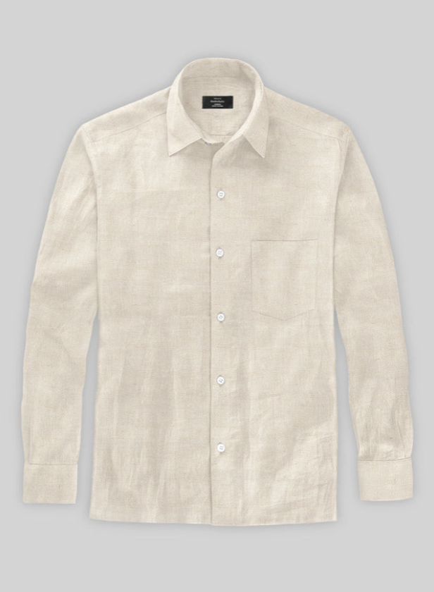 Biege Linen Shirt